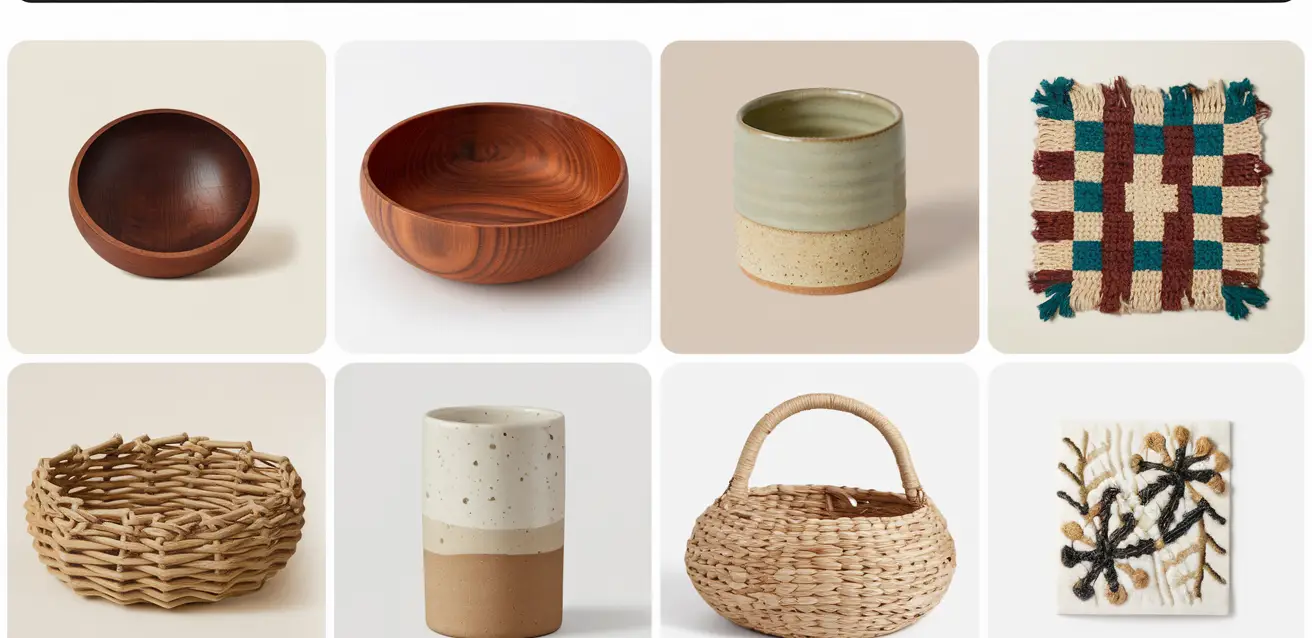 imagen de una tienda online de productos artesanales